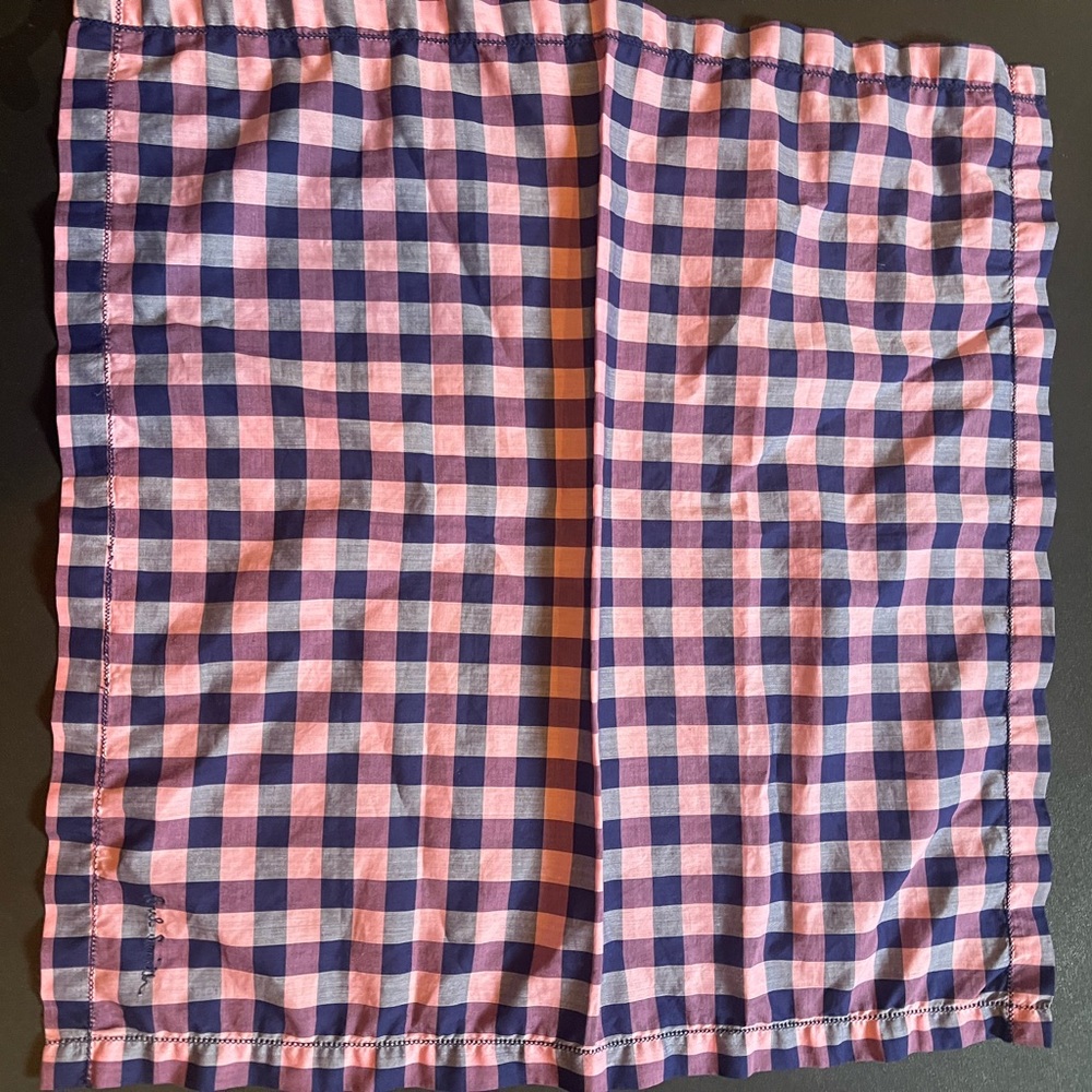 Paul Smith Pocket Square - Navy & Light Pink